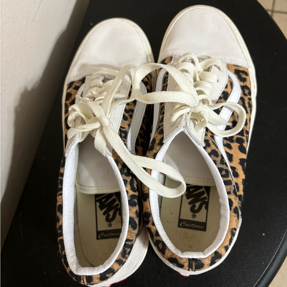 Vans Leopard Print Sneakers